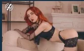 Liveprivates Redhead Cam Girl on Sofa