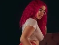Jerkmate Redhead Cam Girl in Glasses