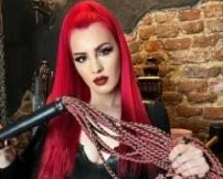 Jerkmate Redhead Cam Girl with whipe