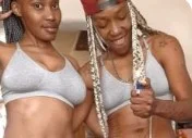 Slutroulette Ebony Lesbian Cam Models