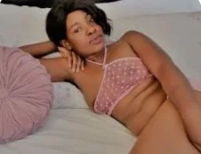 Jerkmate Black Cam Model in Rose Lingerie